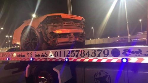 Lamborghini Huracan Egypt Crash-3