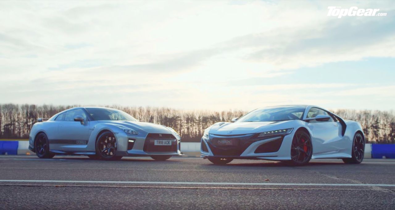 Nissan GT-R-Acura NSX-Top Gear-drag race
