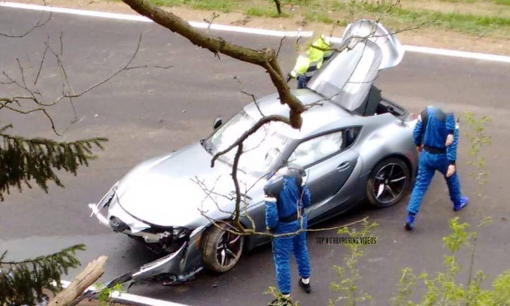 Ouch! 2020 Toyota GR Supra CRASHES at the Nurburgring