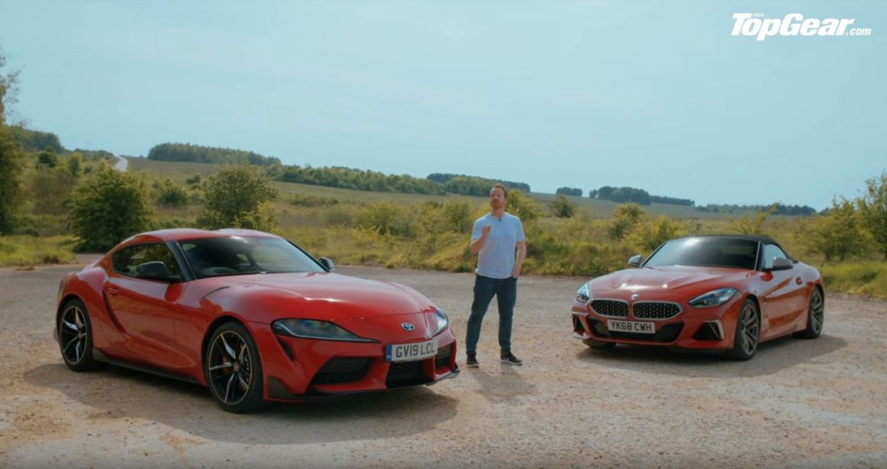 Toyota GR Supra vs BMW Z4-Top Gear