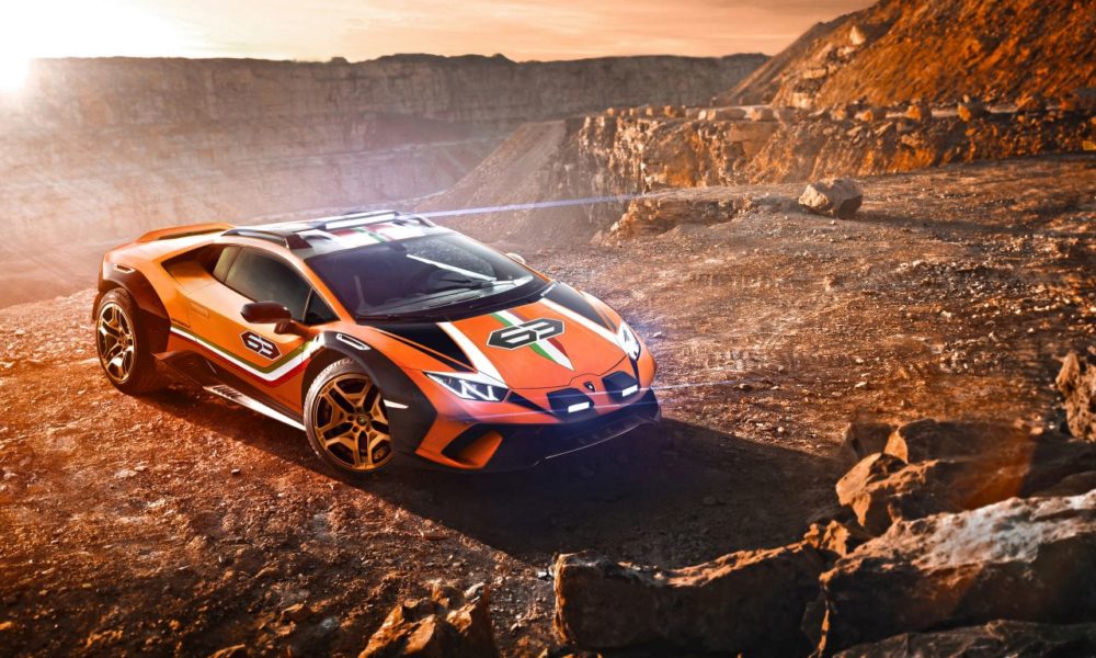 The Lamborghini Huracan Sterrato Concept is kitted-out to go Rallying