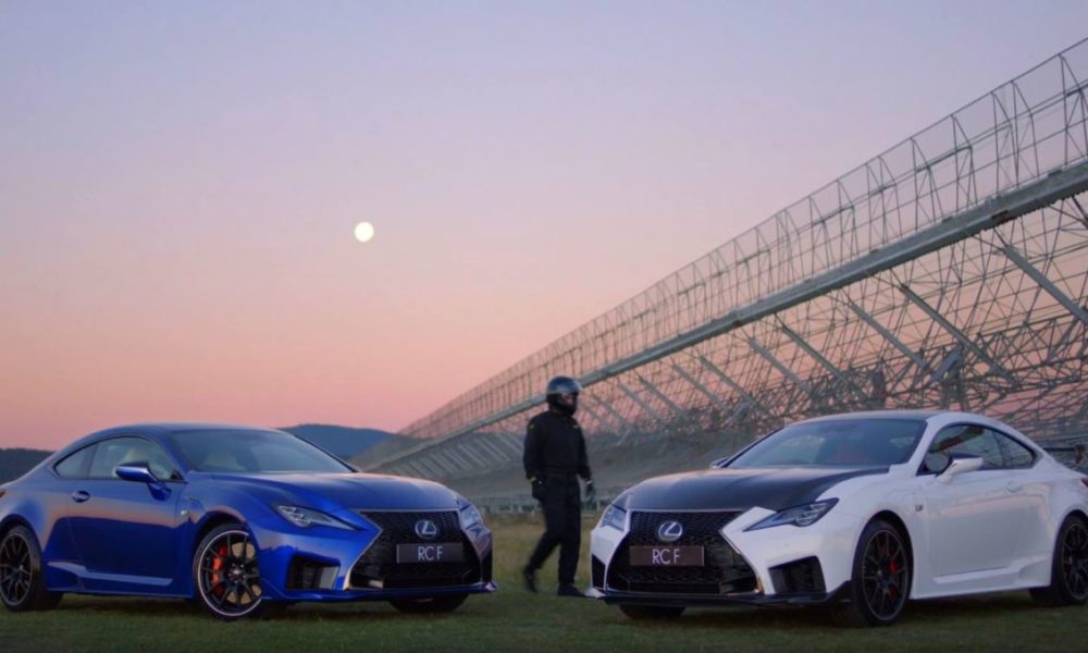 Lexus sent the 2019 RC F to space. Well, sort of