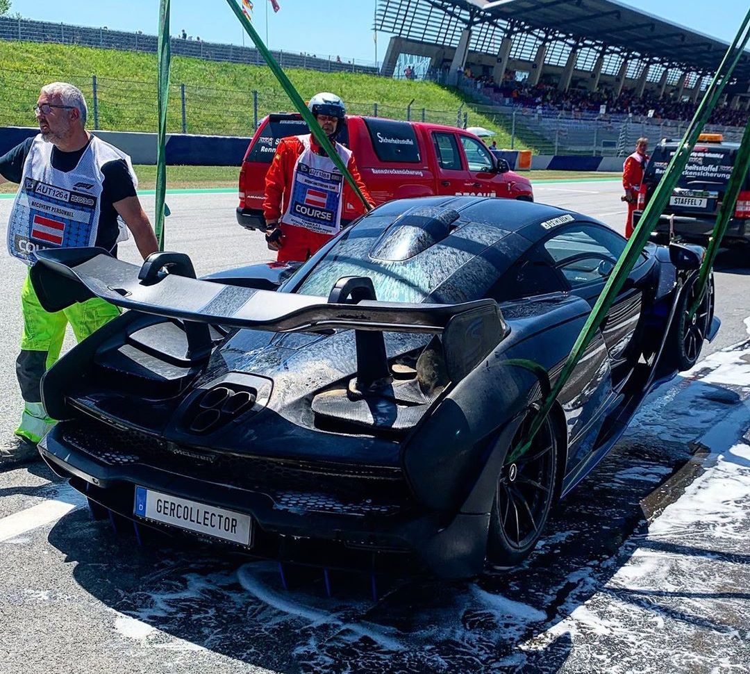 McLaren-Senna-Fire-Austrian-GP-Gercollector