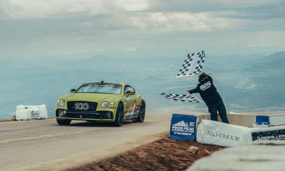 Bentley Continental GT sets new Pikes Peak production car Record