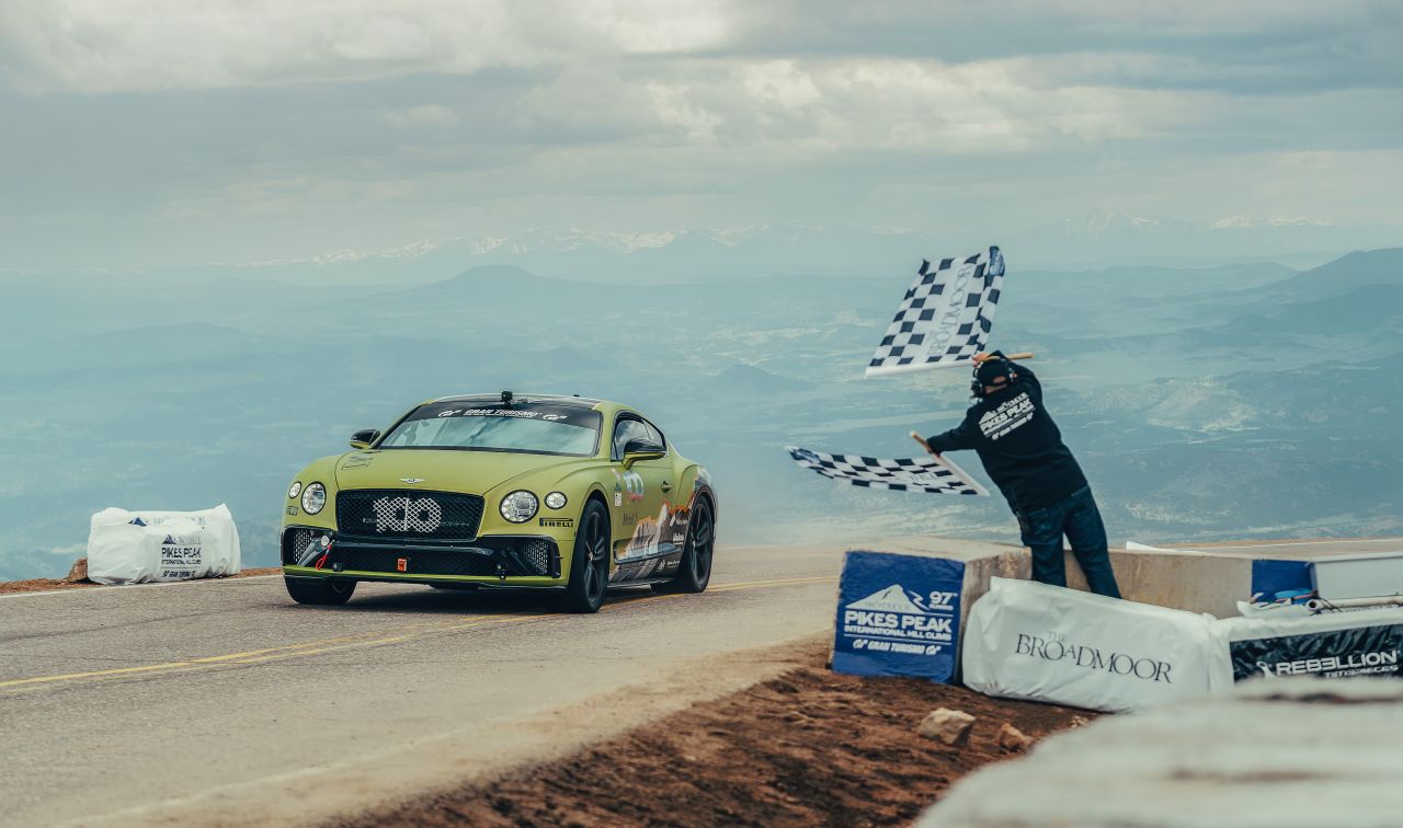 Bentley Continental GT Breaks Record at Pikes Peak