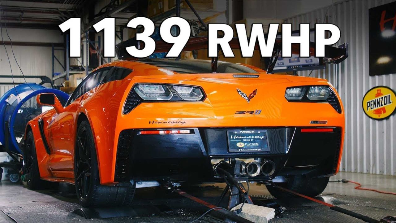 Hennessey Corvette ZR1-HPE1200-dyno