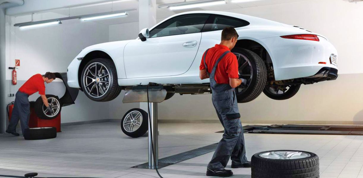 porsche-tyre change