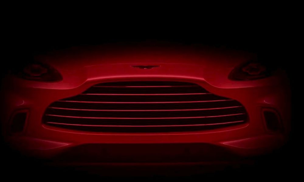 Aston Martin DBX SUV Teaser Video focuses on the Grille!