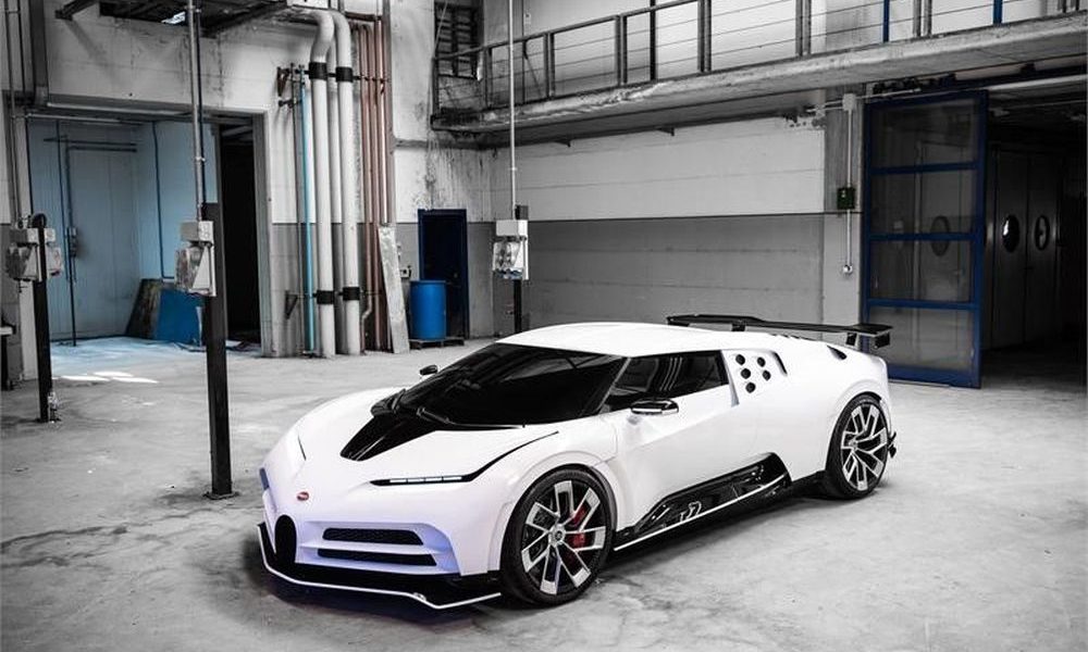 Bugatti Centodieci with hints of the EB110 leaked ahead of Pebble Beach