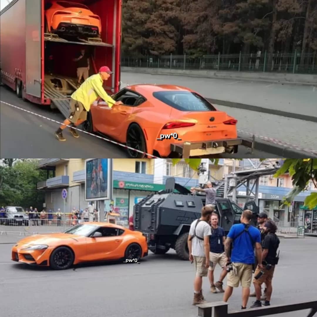 Orange Toyota GR Supra MkV-Fast and Furious