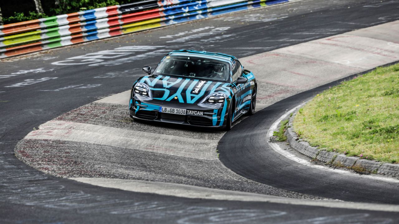 Porsche Taycan EV-Nurburgring lap record