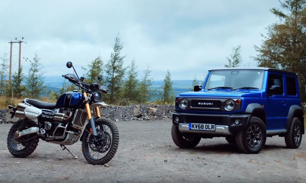 Suzuki Jimny or Triumph Scrambler 1200 XE? Top Gear’s Unusual Comparison Test