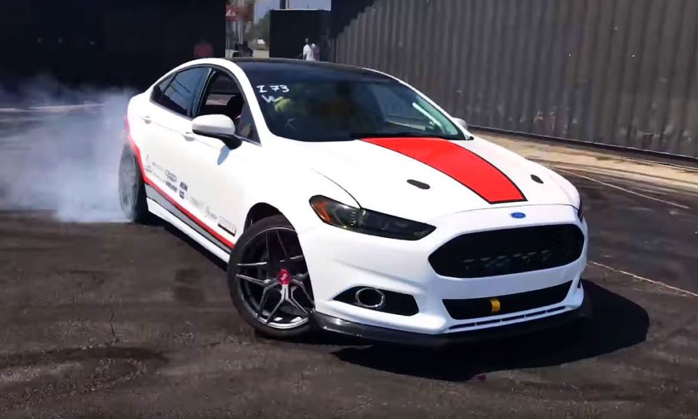 450 HP RWD Ford Fusion uses Mustang’s V8 and Shelby GT500’s Gearbox
