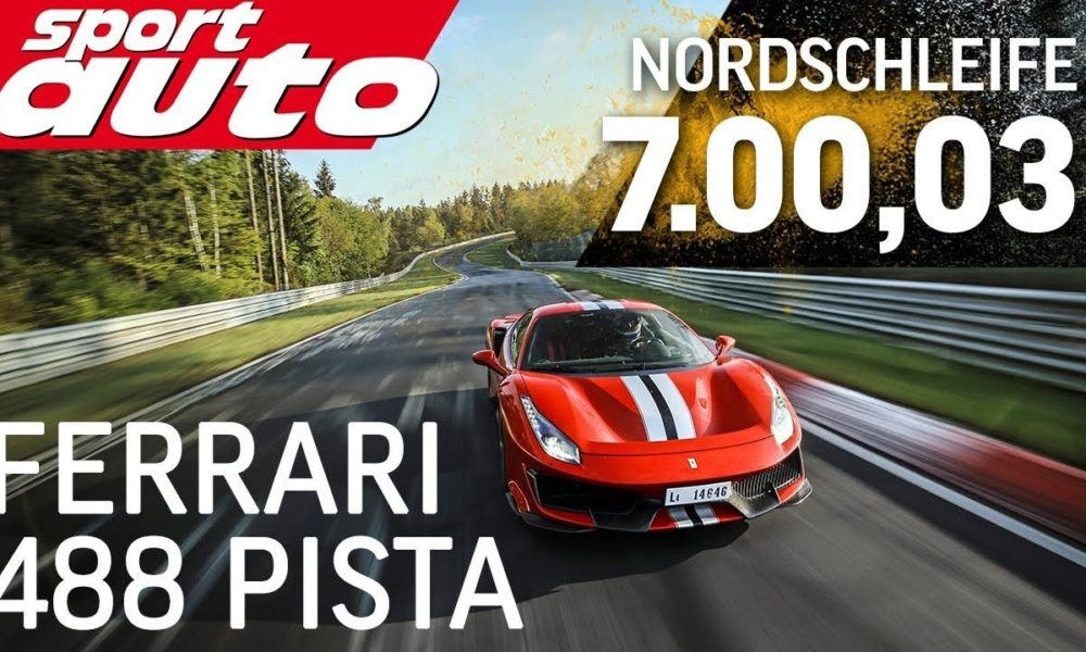 Ferrari 488 Pista Hot Laps the Nurburgring in 7 Minutes Flat