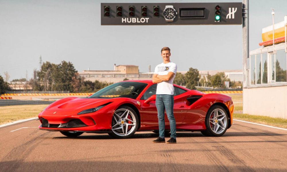 Schumacher Jr. Drives a Ferrari F8 Tributo at Fiorano
