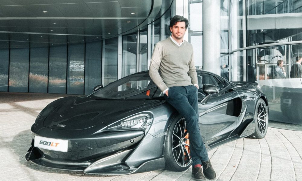 Custom McLaren 600LT Spider delivered to McLaren F1 Driver Carlos Sainz