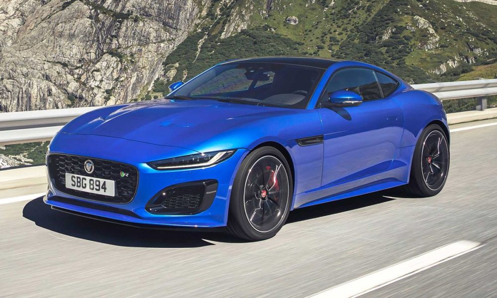 Jaguar F-Type facelift debuts with new V8 engine & tech