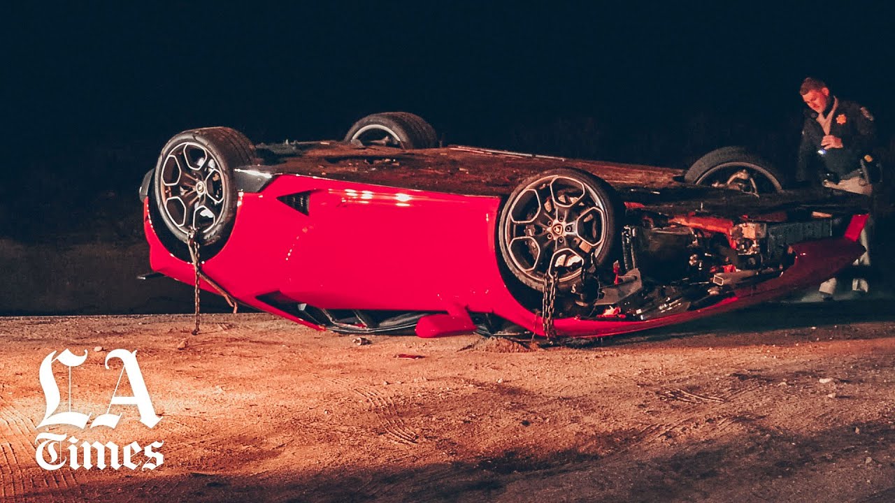 Lamborghini Huracan-Crash-LA-Highway