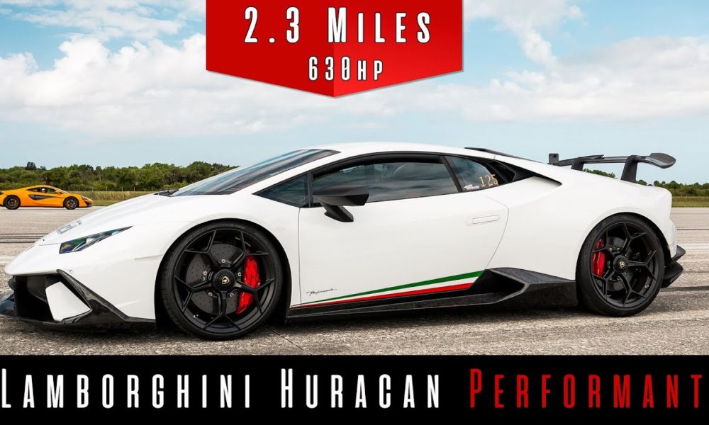 Modified Lamborghini Huracan Performante hits a Top Speed of 210 MPH