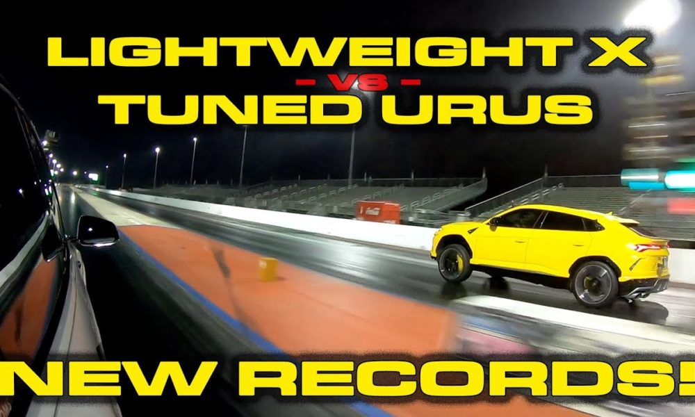 Tesla Model X Raven takes on a tuned Lamborghini Urus