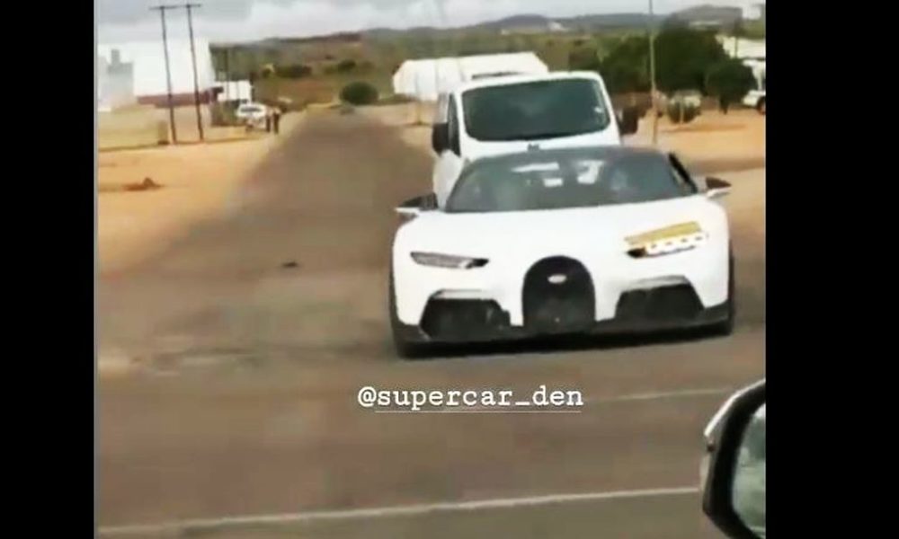 Mystery Bugatti Chiron Prototype Caught on Video