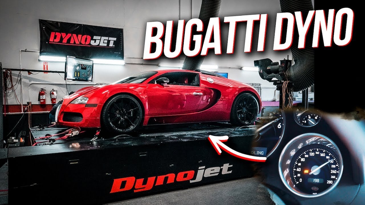 Bugatti Veyron dyno-run