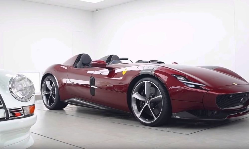 Burgundy Ferrari Monza SP2-Topaz Detailing