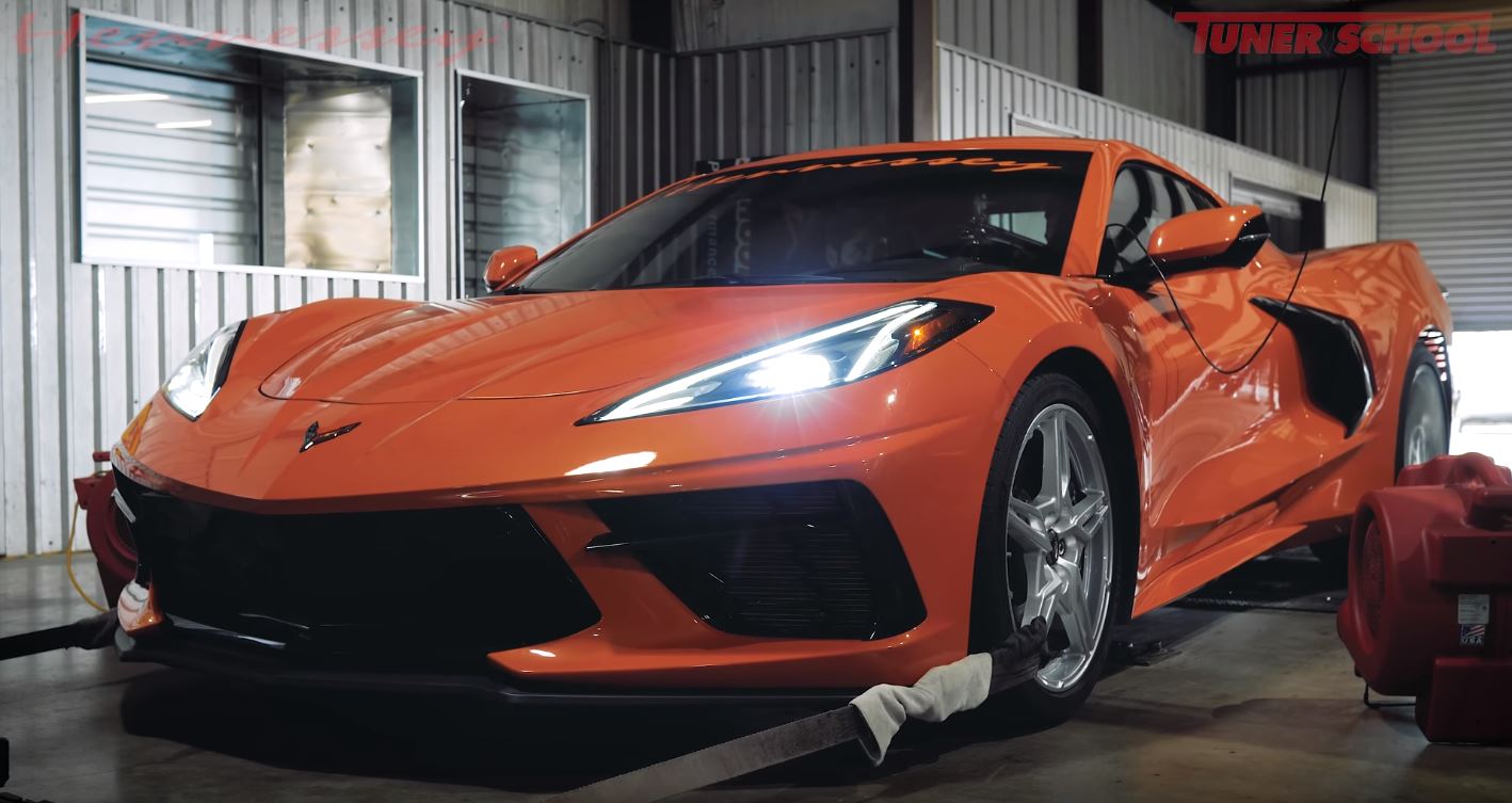 Hennessey Twin Turbo Chevy Corvette C8 Dyno