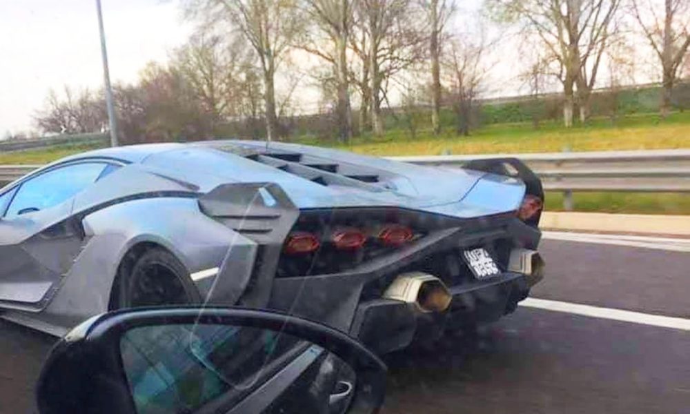 Lamborghini Sian Prototype takes to the Streets