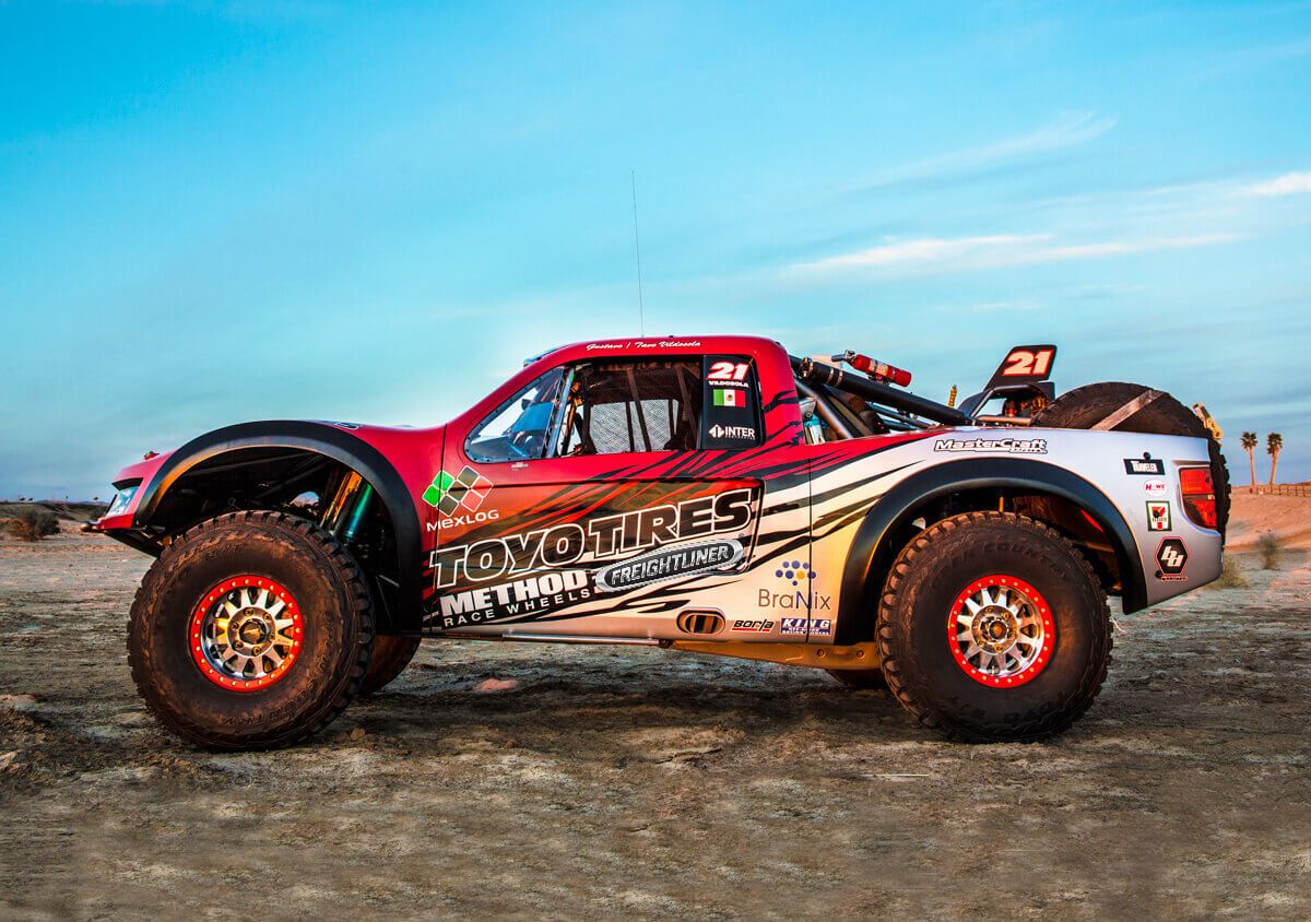 Tavo Vildosola-Baja truck