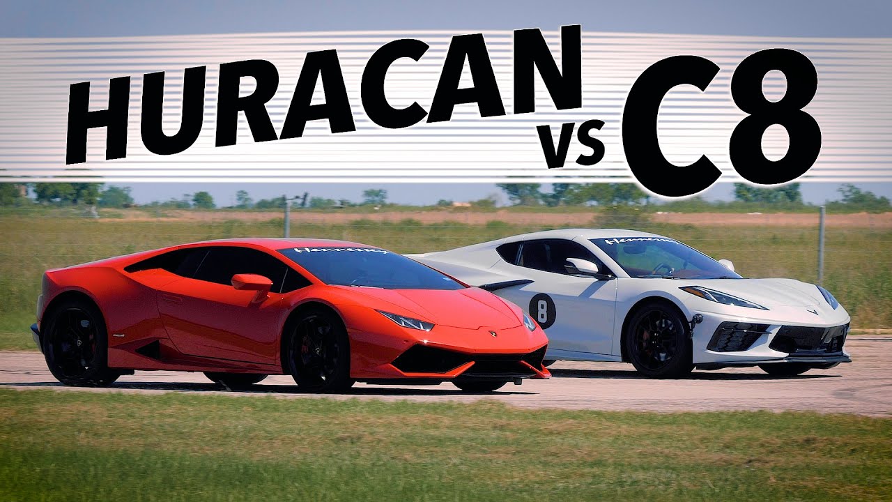 Hennessey Corvette C8 vs Lamborghini Huracan