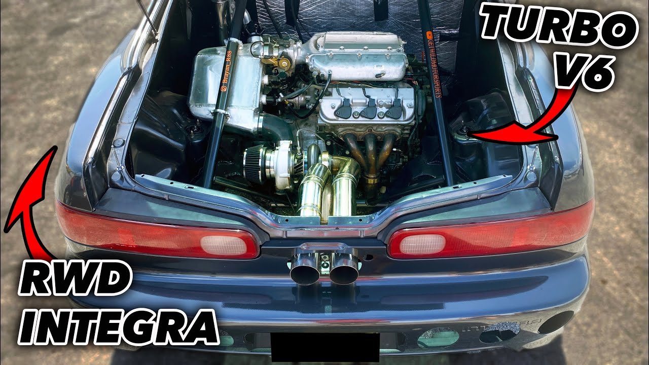 Mid-engine Honda Integra-Texas Steet Racing