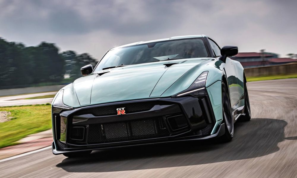 The first $1.1 million Nissan GT-R50 is ready to be delivered