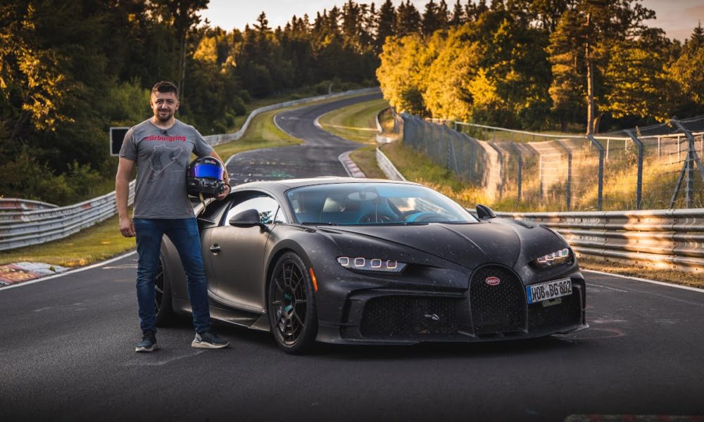 On-board a Bugatti Chiron Pur Sport at the Nurburgring