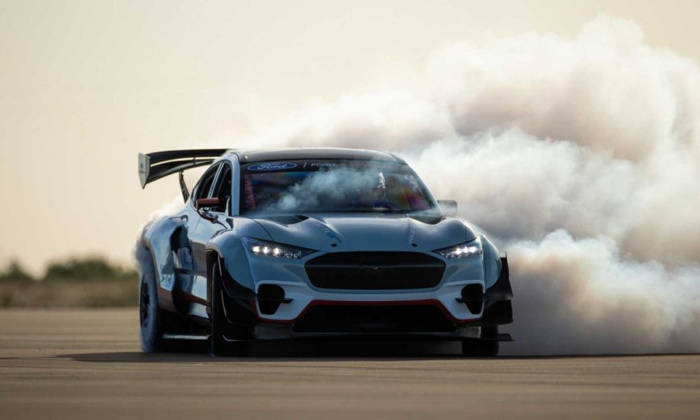 Ford builds a 1400 HP Mustang Mach-E all-electric drift car