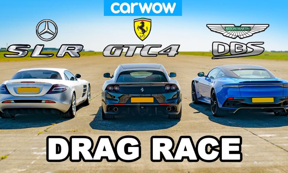 How slow is a McLaren SLR compared to modern GTs?