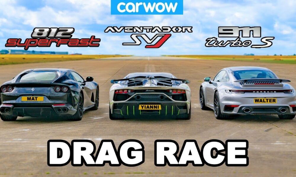 VIDEO: Porsche 911 Turbo S crashes a V12 Supercar Party