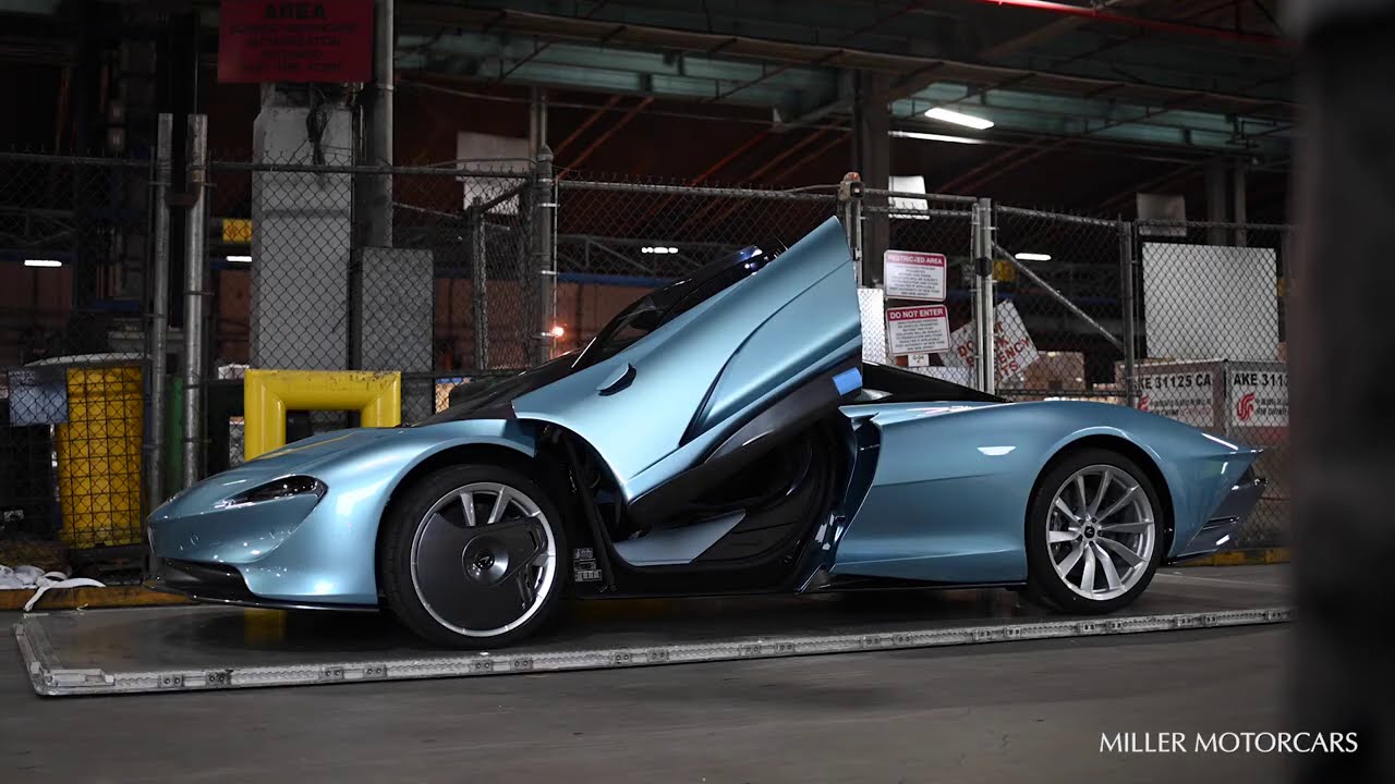 First US-spec McLaren Speedtail Blue Delivery