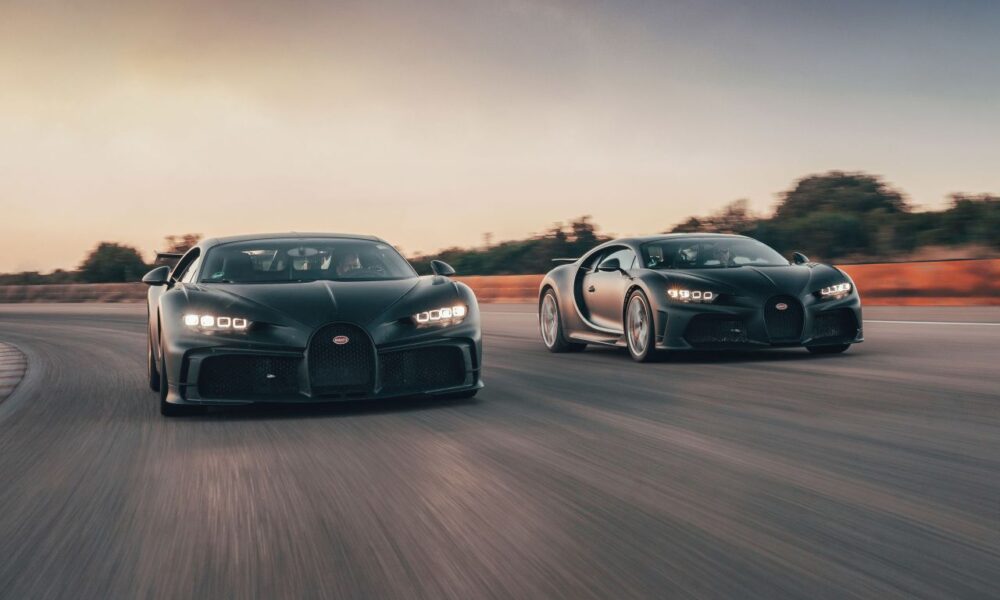 Bugatti Chiron Pur Sport & Super Sport 300+ continue testing at Nardo