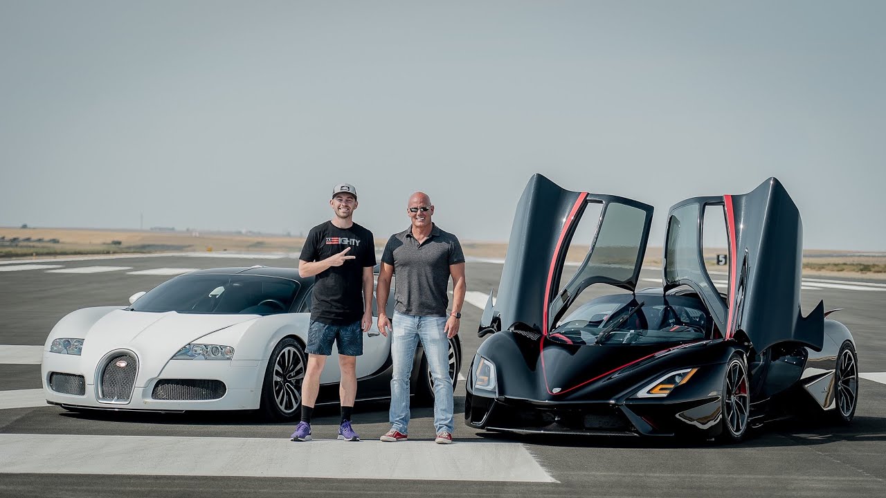 SSC Tuatara race Stradman's Bugatti Veyron