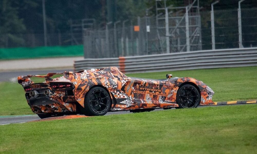 This seems like a Lamborghini Aventador SVJ-based Speedster