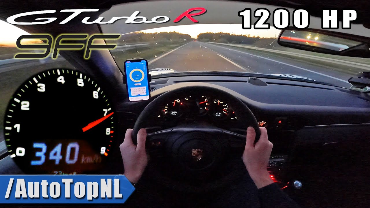 Porsche 9ff GTurbo R-Autobahn-Top Speed