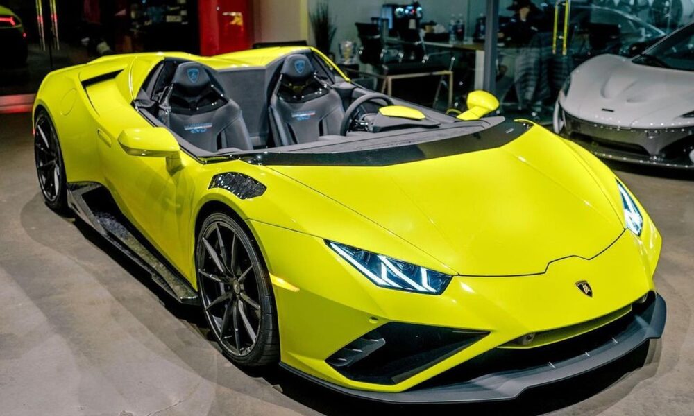 This is the world’s first Lamborghini Huracan Speedster