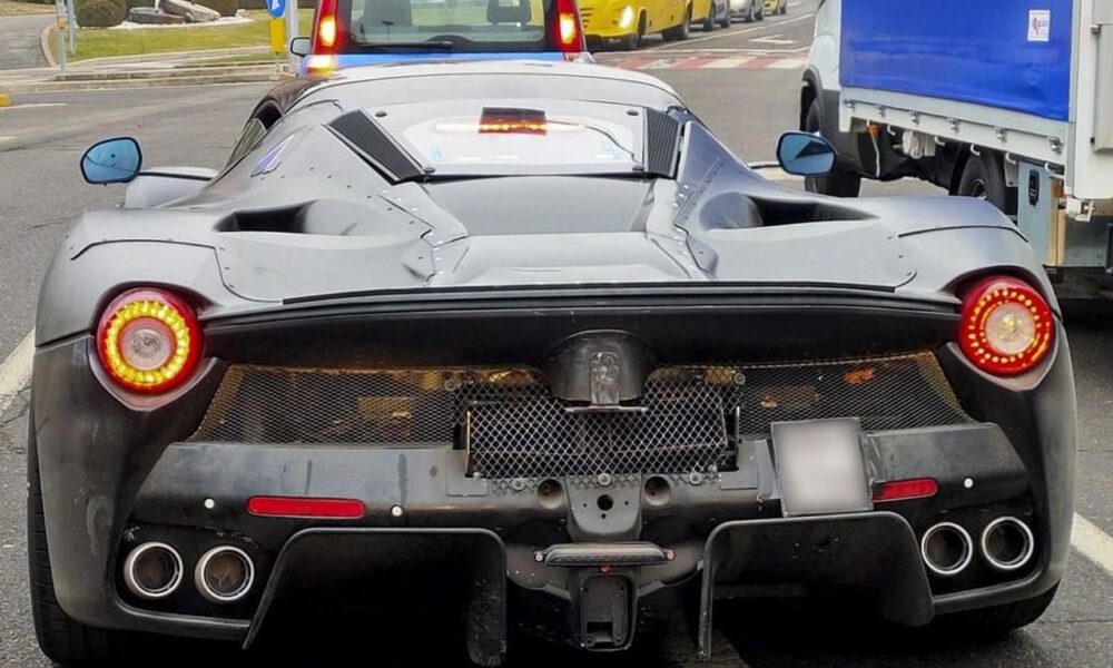 Next-gen Ferrari Hypercar disguised as a LaFerrari spied