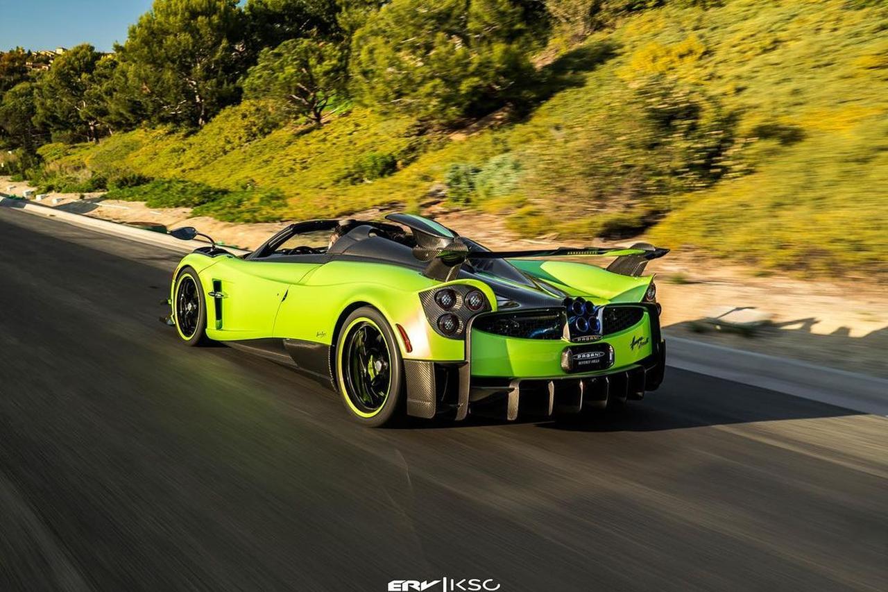 Green-Carbon-Pagani Huayra Roadster BC-US-2