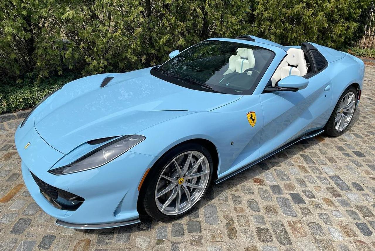 Baby Blue Ferrari 812 GTS-Tailormade-US-1