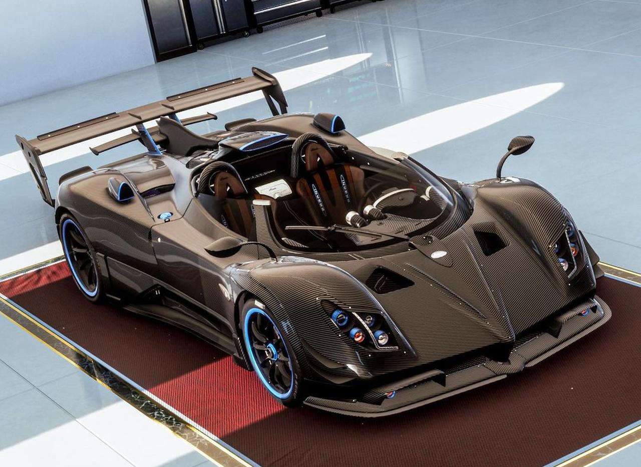 Pagani Zonda LM Barchetta-3D rendering-1