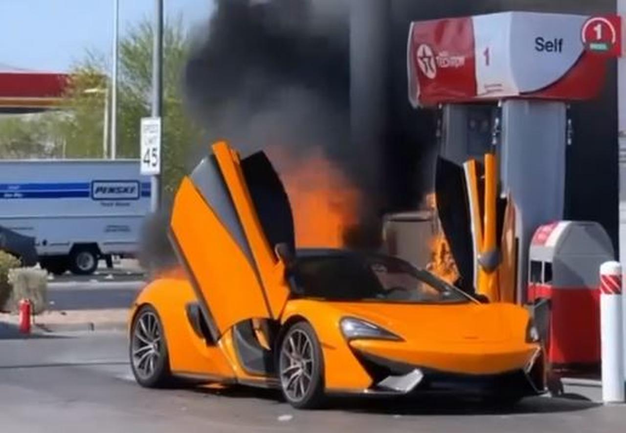 McLaren 570S-Fire-Las Vegas