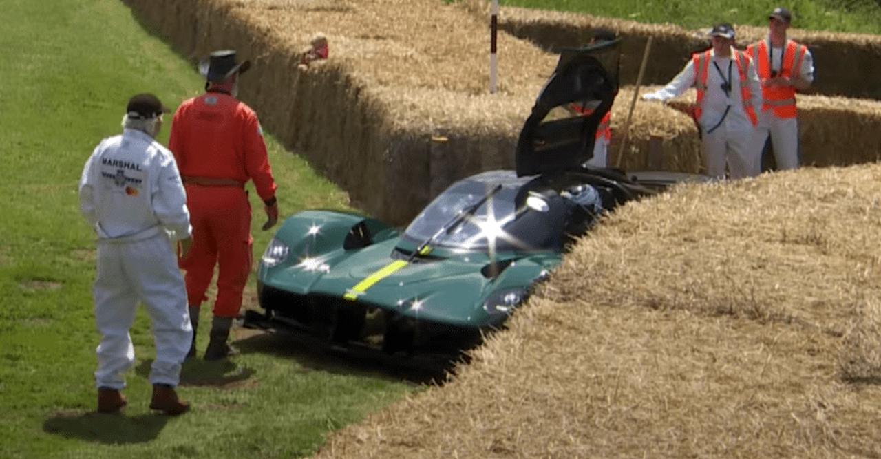 Aston Martin Valkyrie-breakdown-Goodwood