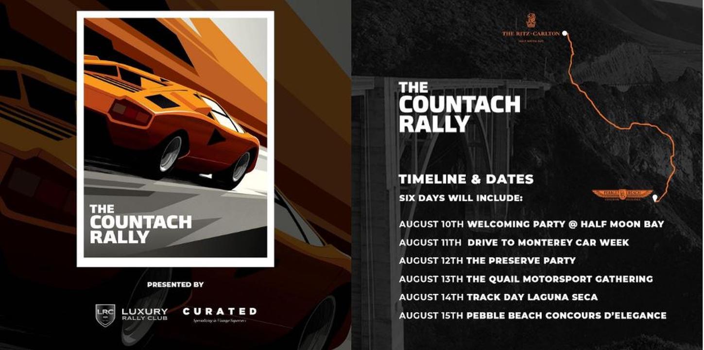 Countach Rally Pebble Beach 2021